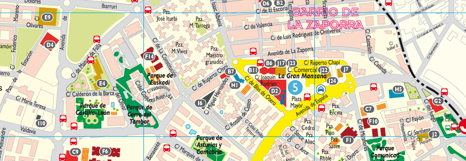 plano callejero de alcobendas